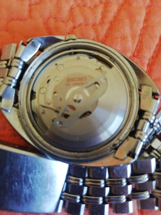Reloj Seiko Automático Plata y Blanco