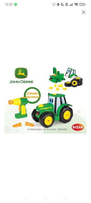 Tractor Johnny Deere Bizak