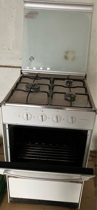 Cocina de Gas Natural blanca no butano