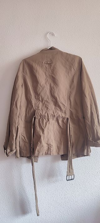 Cazadora Zara Mujer Verde Oliva