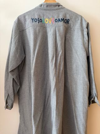 Chaqueta YOSOLOVEOAMOR Gris/ Azul vaquero