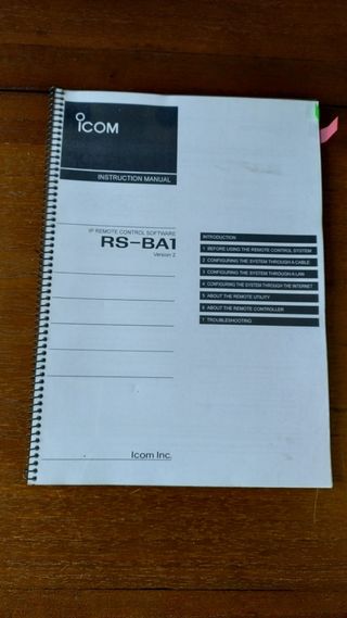 Icom RS-BA1 Versión 2 Software Control Remoto IP