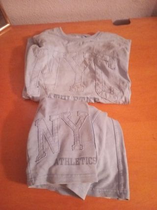 Conjunto Lefties NYC Athletics Azul