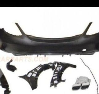 Paragolpes Trasero Mercedes W205 4P 2014-2021 Look