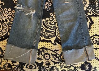 Pantalones vaqueros rotos anchos