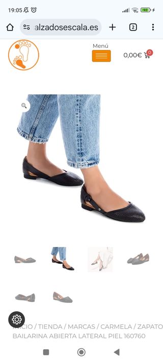 Zapatos Carmela Piel Marrón Talla 40/41