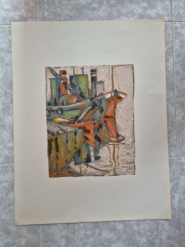 Lámina decorativa abstracta