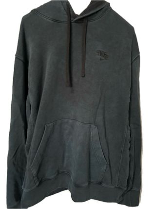 Felpa Nike verde scuro con Cappuccio