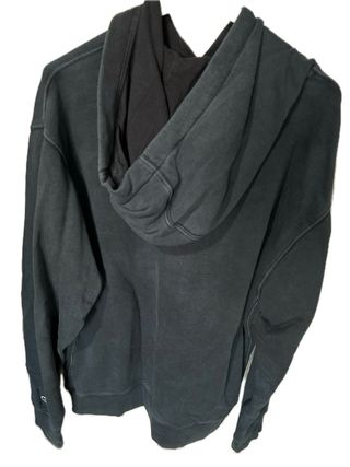 Felpa Nike verde scuro con Cappuccio