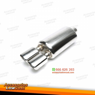 Silenciador trasero deportivo TA Technix de acero