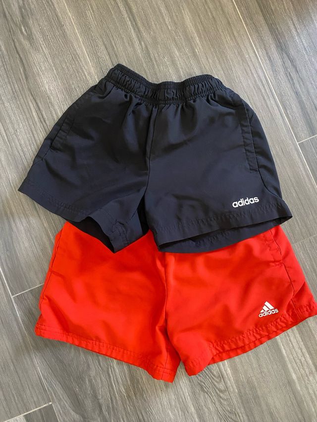 Pantalones cortos Adidas Negro y Rojo