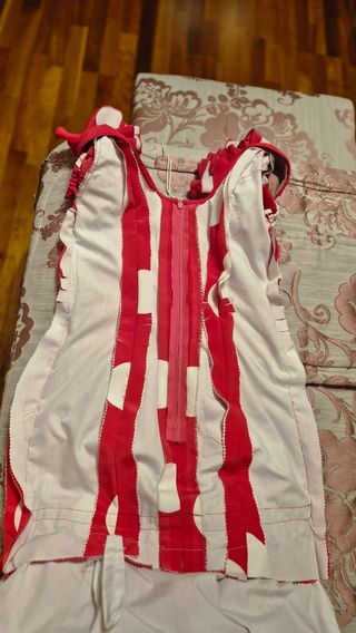 Traje Flamenca Fucsia Lunares
