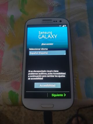 Samsung Galaxy SIII Blanco + cable cargador