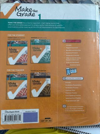 libro make the grade 1 bachillerato