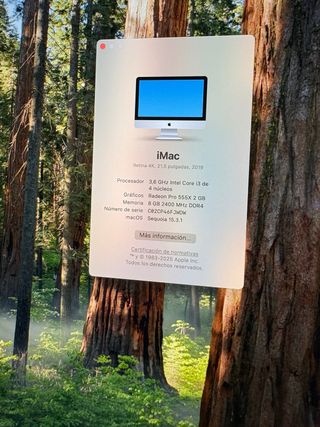 iMac Retina 4K 21,5, Intel Core i3 3,6GHz. 8 GB