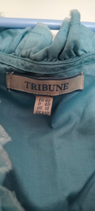 Vestido largo verano floral azul