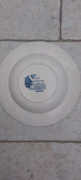 7 Piatti fondi Johnson Brothers Mill Stream