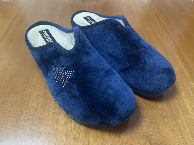 Ciabatte da donna blu Valleverde