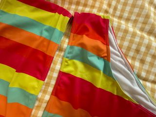 Bikini a rayas multicolor