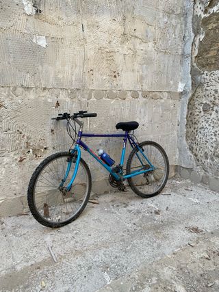 Bicicleta Montaña Azul y Morada