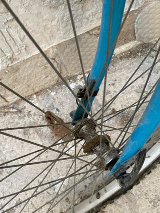 Bicicleta Montaña Azul y Morada