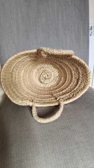 Bolso de mimbre para niña con nombre PAULA