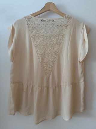 Blusa Victoria & Lucchino Beige