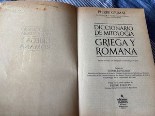 Diccionario de mitología griega y romana