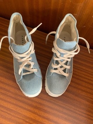 Zapatillas/Botines Zara Azul