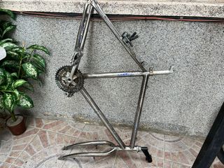 Cuadro Bicicleta Acero Cromado