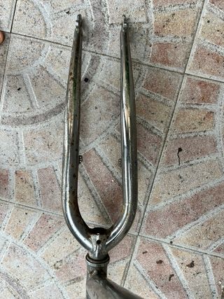 Cuadro Bicicleta Acero Cromado