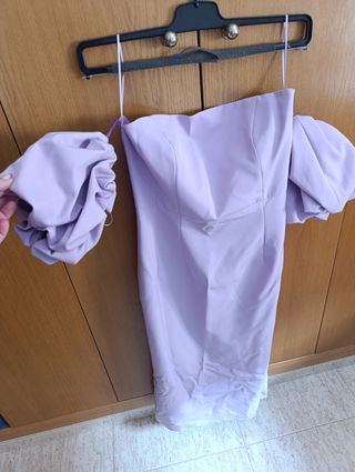 Vestido de fiesta morado