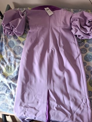 Vestido de fiesta morado