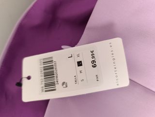 Vestido de fiesta morado