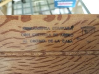 Cepillo de carpintero de madera