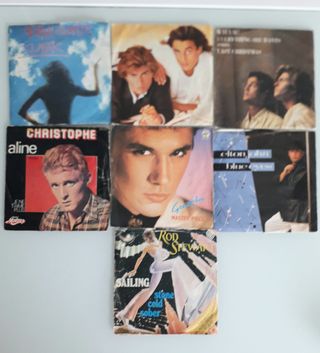 Vinile 45 giri Christophe, Elton John, Rod Stewart