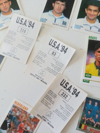 Cromos Fútbol USA 94
