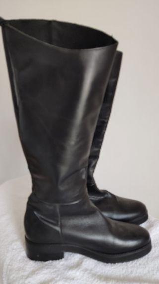 Botas de piel negras talla 39