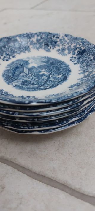 7 piattini Johnson Brothers Piattini Mill Stream