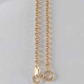 Pulsera pasamanos Mano de Fátima oro 18k 750