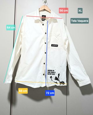 Camisa Vaquera Zara Blanca Talla XL a estrenar