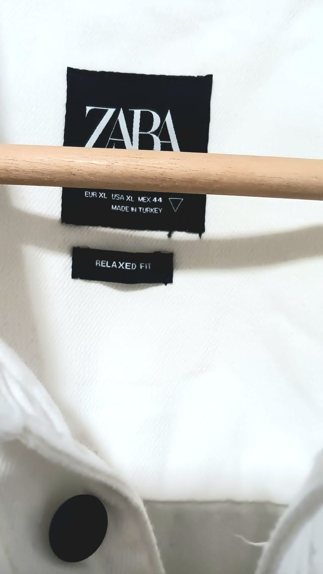 Camisa Vaquera Zara Blanca Talla XL a estrenar