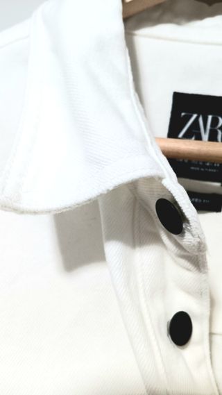 Camisa Vaquera Zara Blanca Talla XL a estrenar
