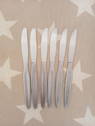 Set de 6 cuchillos de mesa