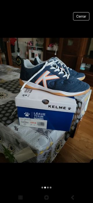 Zapatillas Kelme Indoor Talla 40 Balonmano Fútbol