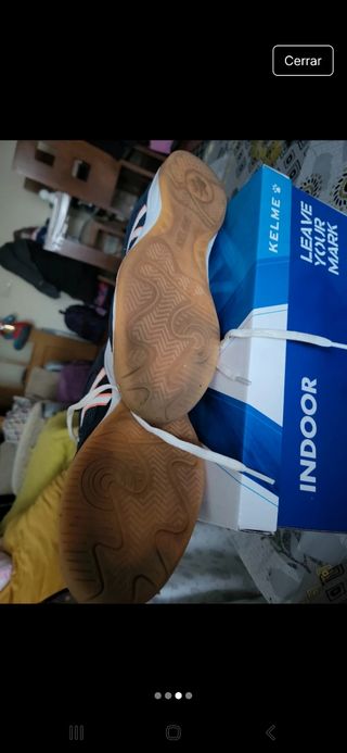 Zapatillas Kelme Indoor Talla 40 Balonmano Fútbol