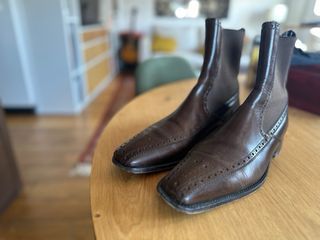 Botine/botines Chelsea Dolce & Gabbana Marrón T40