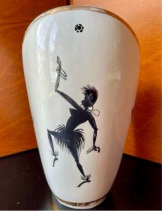 Jarrón Vintage Porcelana Años 60