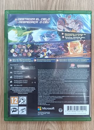 Dragon Ball Sparking Zero Xbox Series X