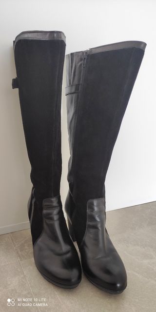 Botas caña ancha Tolino negras